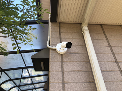 愛知県豊橋市・防犯カメラ施工写真