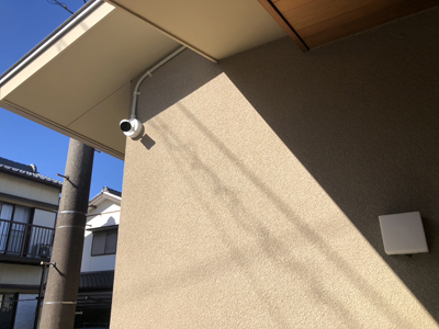 愛知県豊橋市・防犯カメラ施工写真