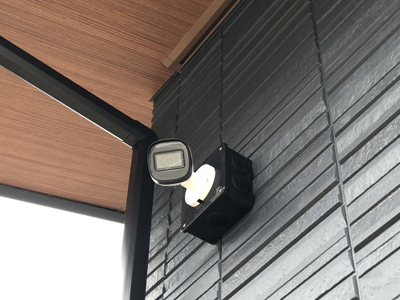 愛知県岡崎市・防犯カメラ施工写真