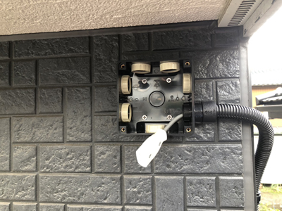 愛知県岡崎市・防犯カメラ施工写真