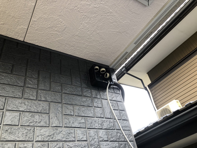 愛知県岡崎市・防犯カメラ施工写真