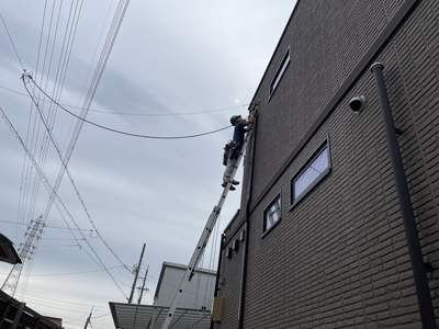 愛知県一宮市・防犯カメラ施工写真