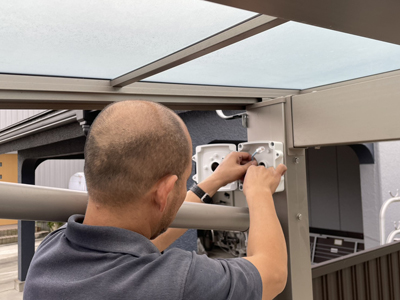 愛知県一宮市・防犯カメラ施工写真