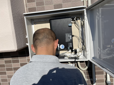 愛知県刈谷市・防犯カメラ施工写真