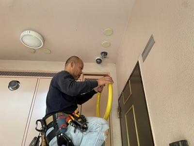 愛知県刈谷市・防犯カメラ施工写真