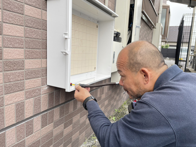 愛知県刈谷市・防犯カメラ施工写真