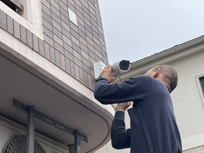 愛知県刈谷市・防犯カメラ施工写真