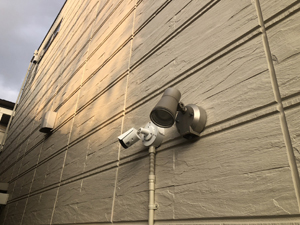 愛知県一宮市・防犯カメラ施工写真