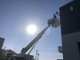 愛知県高浜市・防犯カメラ施工写真