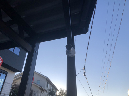 愛知県知多郡阿久比町・防犯カメラ設置事例・写真３